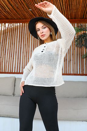 پلیور نباتی زنانه Ajurlu Zirve - کد 768374320
