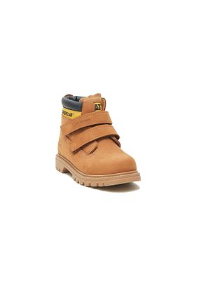 بوت / نیم بوت قهوه ای بچه گانه پاشنه تخت Caterpillar - کد 768441124