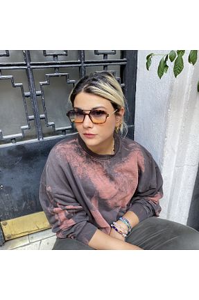 عینک آفتابی قهوه ای زنانه استخوانی NOYZZ - کد 767784009