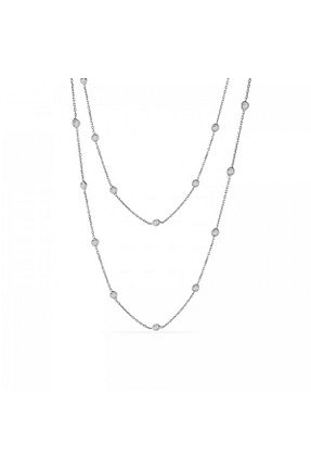گردنبند نقره زنانه 925 عیار silverpoint - کد 767077806
