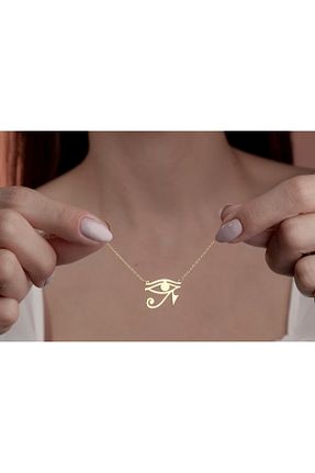 گردنبند نقره طلائی زنانه 925 عیار Genel Markalar - کد 766919081