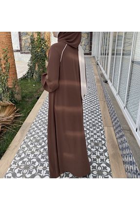 مانتو بلند قهوه ای زنانه پلی استر Genel Markalar - کد 258964826