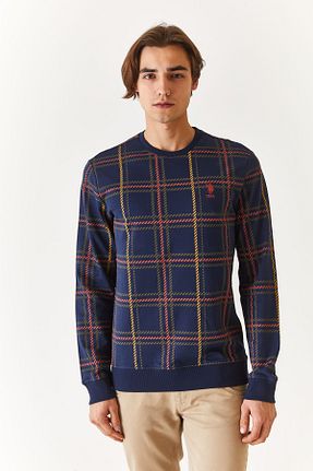 سوئیشرت سرمه ای مردانه ساده U.S. Polo Assn. - کد 767023077
