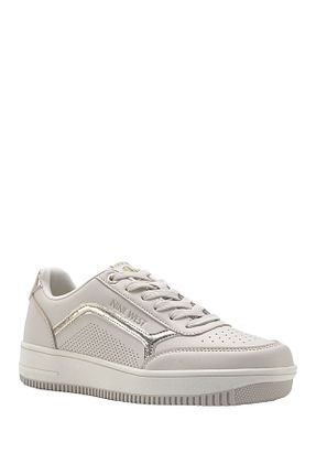 کفش اسنیکر بژ زنانه بند دار Nine West - کد 766992847