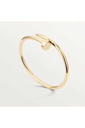 دستبند استیل طلائی زنانه فولاد ( استیل ) کد 765757992