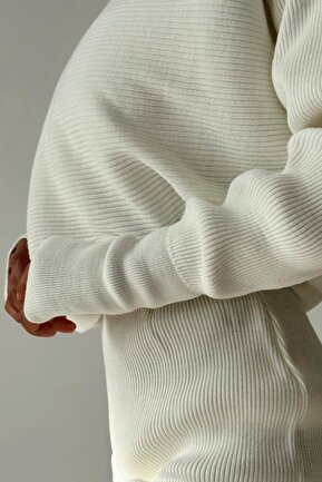 پلیور سفید زنانه اکریلیک bayansepeti - کد 767363108