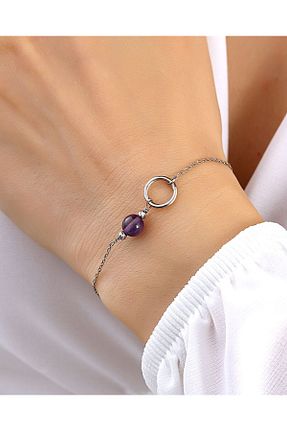 دستبند نقره سفید زنانه 925 عیار MEKS JEWELS - کد 767584217