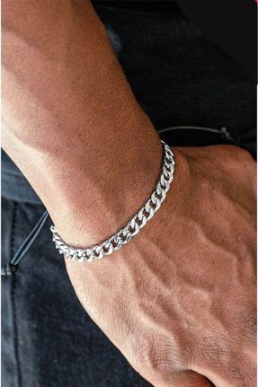 دستبند جواهر مردانه فلزی کد 767730906