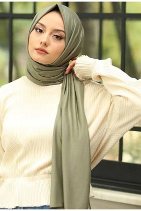 شال خاکی زنانه پنبه ای feronis - کد 767835222