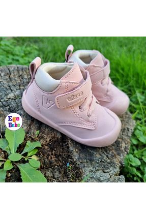 بوت / نیم بوت صورتی زنانه چرم مصنوعی Vicco - کد 767898938