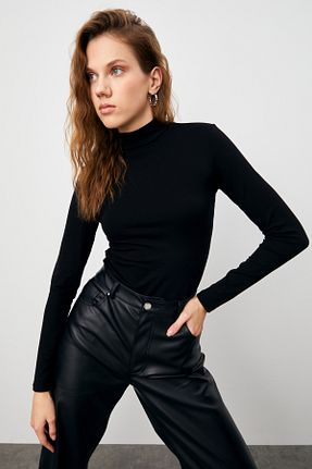 بادی مشکی زنانه یقه ماهیگیر Ladima - کد 315316013