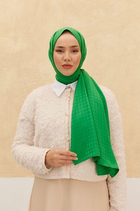 شال سبز زنانه ویسکون Silk Home - کد 768394765