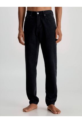 شلوار جین مشکی مردانه پاچه ساده Calvin Klein - کد 768477584