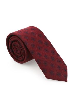 کراوات زرشکی مردانه پشم کد 36952840