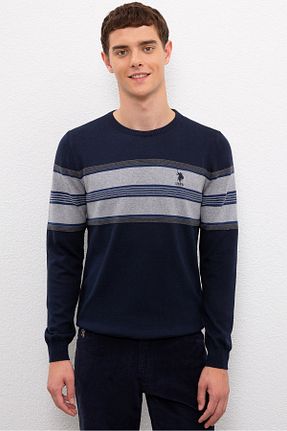 پلیور سرمه ای مردانه ساده U.S. Polo Assn. - کد 52870713