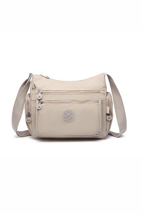 کیف پستچی بژ زنانه پارچه ای Smart Bags - کد 97288231