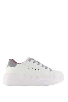 کفش اسنیکر سفید زنانه بند دار Nine West - کد 766993852