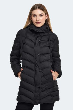 کاپشن مشکی زنانه رگولار Slazenger - کد 767460369