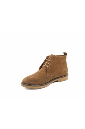 بوت / نیم بوت قهوه ای مردانه چرم خالص Freefoot - کد 767313657