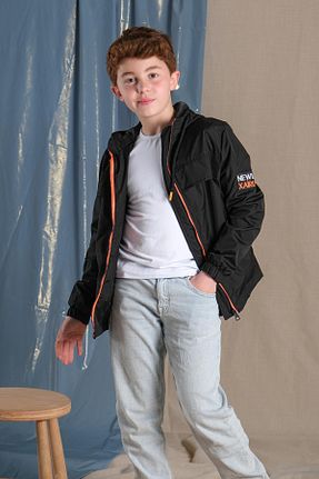 بادگیر و بارانی مشکی بچه گانه مخلوط پلی استر Zaziko Kids - کد 767748232
