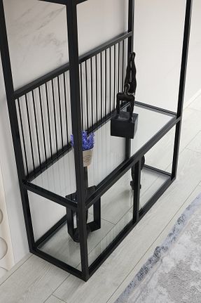 قفسه کتاب مشکی 180 سانتی متر MUTLU ALIŞVERİŞ MERKEZİ - کد 362028058