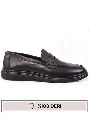 کفش کلاسیک مشکی مردانه چرم خالص maximoda - کد 768144977