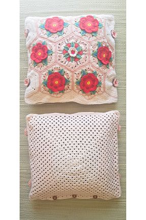 کوسن و روکش کوسن نباتی پنبه ای DoreGalle - کد 768250530
