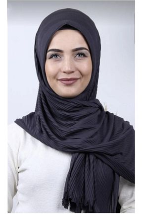 شال طوسی زنانه پلی استر Nilbutik - کد 768310049