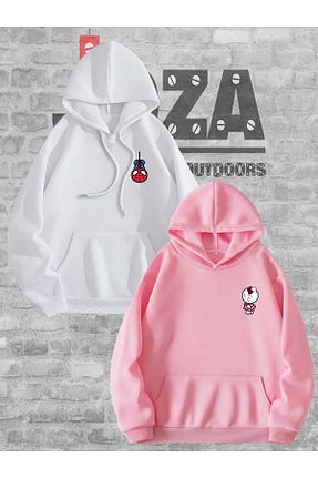 سوئیشرت سفید زنانه چاپی Joza Outdoors - کد 768597950