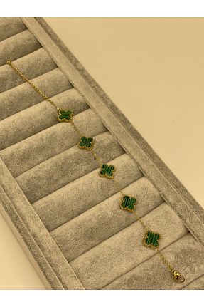 دستبند جواهر طلائی زنانه استیل (فولاد) Tanela - کد 768395505