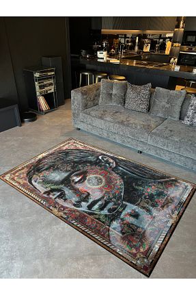 فرش رنگی قابل شستشو Rugs Modern Halı - کد 768790236