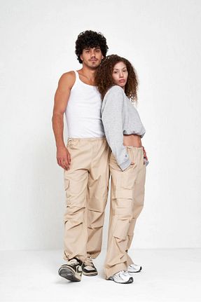 شلوار بژ زنانه پنبه ای AtegeWear - کد 768929253