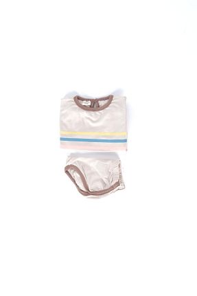 ست بالاتنه و پائین تنه بژ بچه گانه بافت TATLİŞ BEBE - کد 768958530