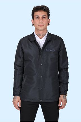 کاپشن مشکی مردانه رگولار Hamera - کد 767064809