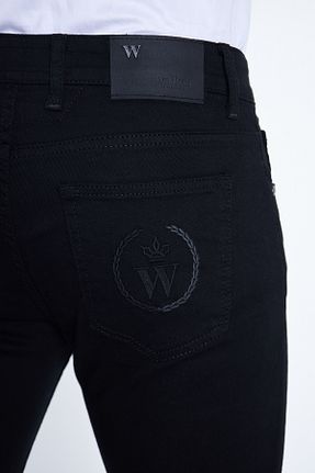 شلوار جین مشکی مردانه رگولار Walker London - کد 769590845