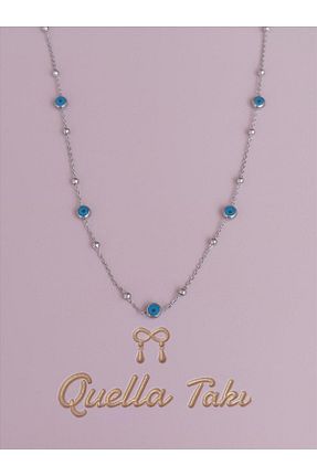 گردنبند استیل ( فولاد ) زنانه استیل ضد زنگ Quella Takı - کد 769006391