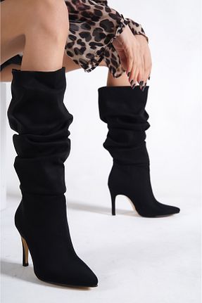 چکمه مشکی زنانه چرم مصنوعی Lolita Love Shoes - کد 770020593