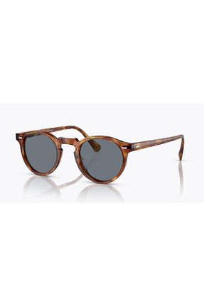 عینک آفتابی قهوه ای مردانه UV400 Oliver Peoples - کد 769685792