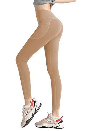 ساق شلواری اسپرت بژ زنانه بلند Ghassy Co - کد 759573103