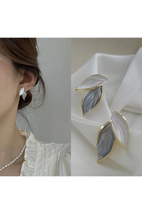 گوشواره استیل (فولاد) سفید زنانه استیل (فولاد) toptanhanem - کد 770105351