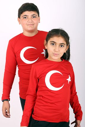 تیشرت قرمز بچه گانه رگولار Çiggo Kids - کد 762945526