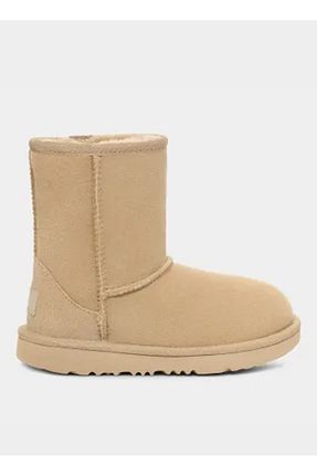 بوت / نیم بوت زرد بچه گانه پاشنه تخت UGG - کد 768962976