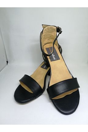 کفش پاشنه بلند کلاسیک مشکی زنانه چرم Marka - کد 769204158