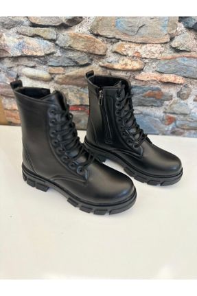 بوت مشکی زنانه ضد آب Gore-Tex پاشنه کوتاه ( 4 - 1 cm ) پاشنه ساده Gore-Tex کد 760237892