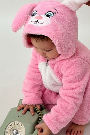 سرهمی صورتی بچه گانه آستین خفاشی Mariva home - کد 769387311
