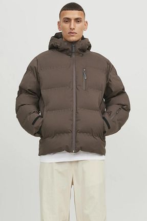 کاپشن اسپرت قهوه ای مردانه رگولار Jack & Jones - کد 769935485