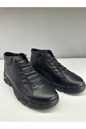 بوت / نیم بوت مشکی مردانه چرم مصنوعی Toplu - کد 769705439