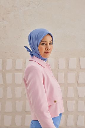 شال سرمه ای زنانه پلی استر Cardion - کد 770021177