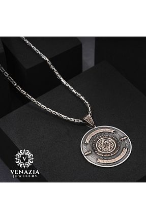 گردنبند نقره مردانه 925 عیار Venazia Jewelery - کد 770095467