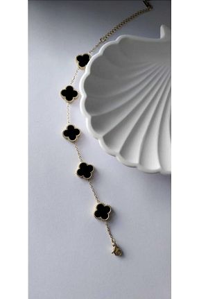 دستبند استیل (فولاد) مشکی زنانه استیل (فولاد) Zümrüt Case - کد 756033805